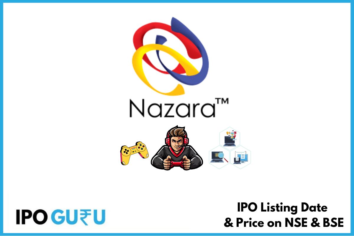 Nazara Technologies IPO Listing Date & Price On NSE & BSE - IPO Guru