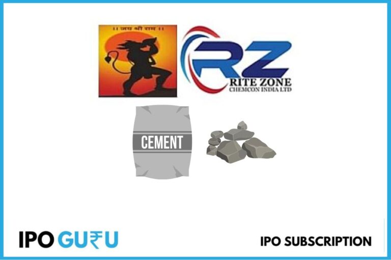 Rite Zone Chemcon SME IPO Subscription Data (Live) IPO Guru